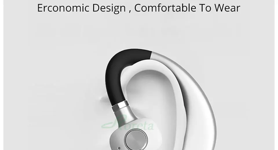 Roreta 3D стерео беспроводные Bluetooth наушники бизнес гарнитура с микрофоном наушники для iPhone huawei