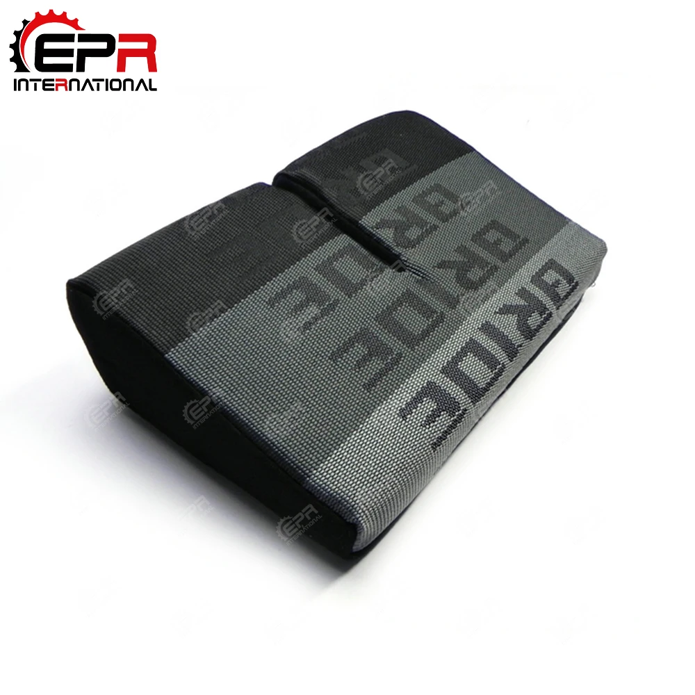 Fabric Bride Seat Cushion Universal Fitment Racing Pad 3pcs JDM Car Accessories Drift Rally Auto Body Kit Trim