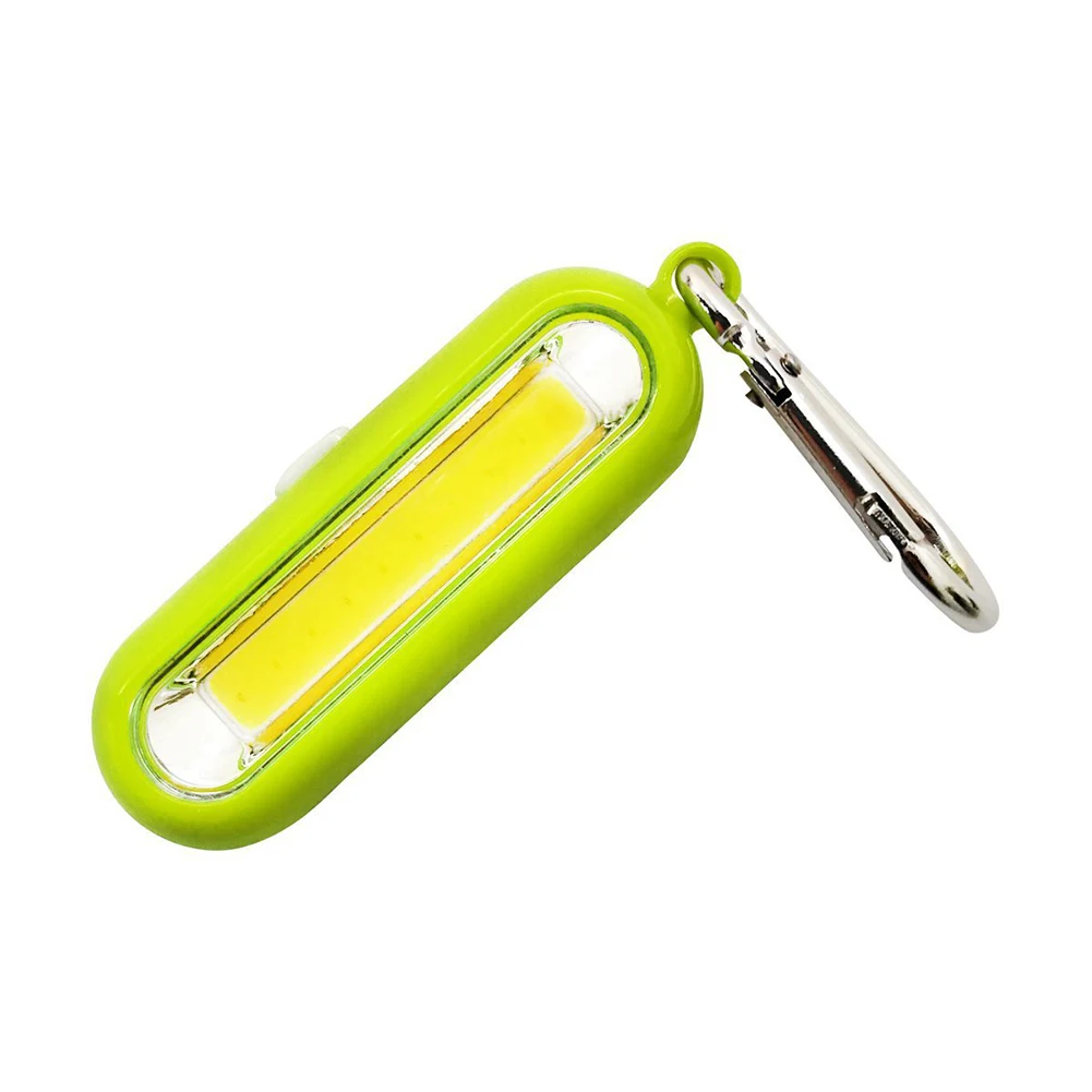 

New Arrivials Portable Camping Mini COB LED LED Flashlight Keychain Handy Light Lamp Carabiner Camping Outdoor Drop ship