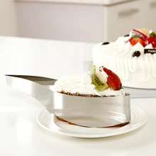 Нержавеющая сталь Идеальный торт слайсер резак съедобная кухонная утварь-гаджет интегрированный торт резка клип изогнутый Торт разделитель