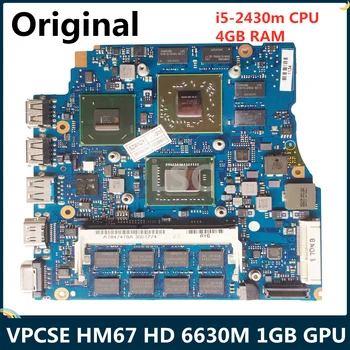 

LSC For SONY VPCSE 15.6 Laptop Motherboard HM67 i5-2430m CPU 4GB RAM HD 6630M 1GB GPU A1847478A MBX-237 1P-0117200-A012