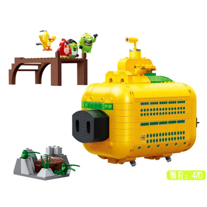 

2019 Birds Pig City Teardown Boys and Girls Sets Compatible Legoines Angryes Birds 2 Building Blocks Toys for Children Gift