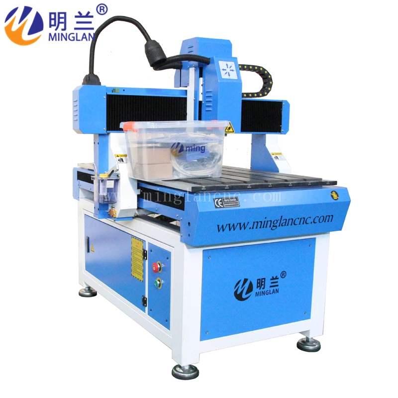 

High Quality Wood Engraving Metal Milling Mould Making CNC Machine 6090 Mini CNC Router 4 Axis For Sale With Rotary Table Mach3