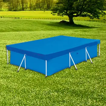 

4 Size Swimming Pool Cover Garden Ground Mat high-quality UV-resistant PE Rainproof Dust Cover Mat Swimming Pool Accessories