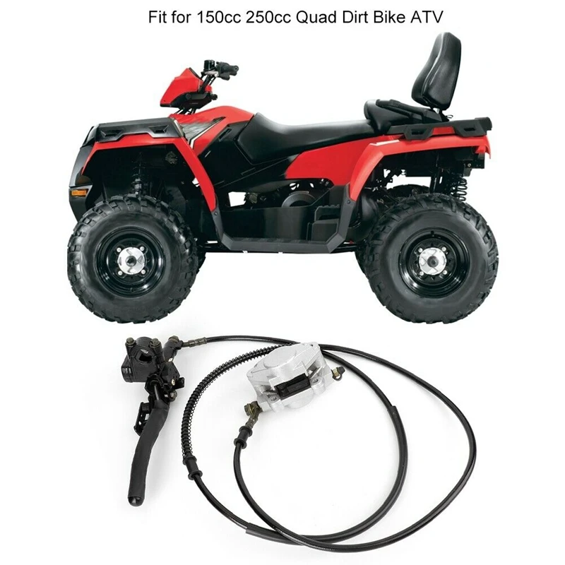Гидравлический Задний дисковый тормозной суппорт системы+ колодки для Quad Dirt Bike ATV 150Cc 250Cc
