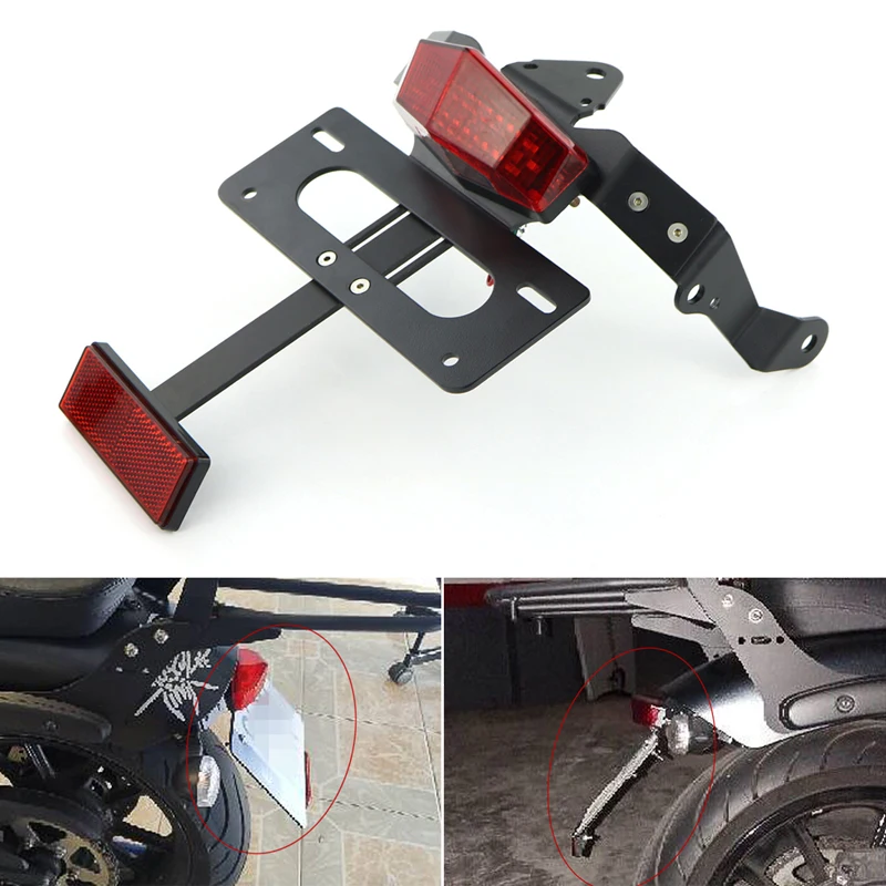 License Plate Holder Motorcycle License Plate Holder Fit For Kawasaki Vulcan cafe-Vulcan s/S ABS S Cafe ABS Tail Tidy Fender Eliminator Number