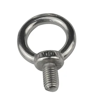

1PC DIN 580 Lifting Eye Bolt Ring 316 Stainless Steel 304 Boat Hardware M6 M8 M10 M12 Heavy Duty Stainless Steel Bolts Hardware