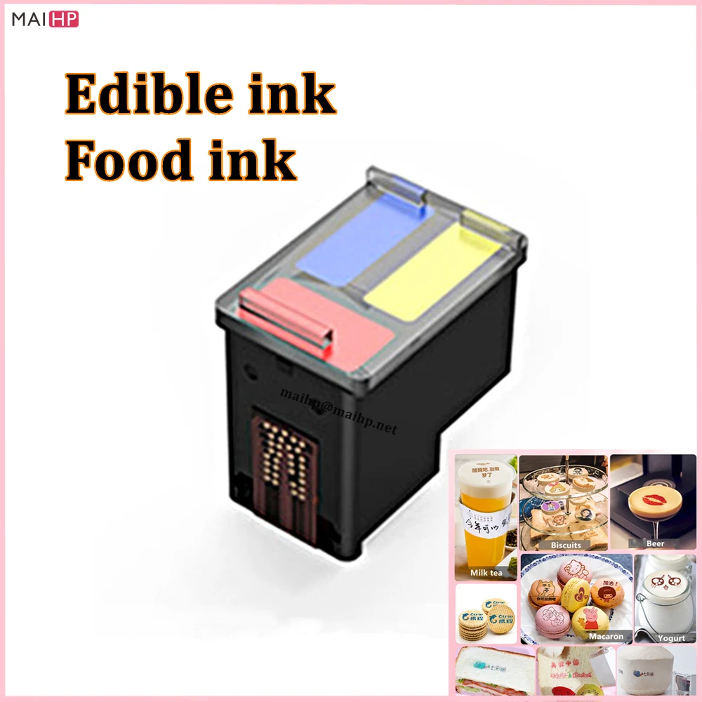 Direct To Food DIY Bread Macaron Coffee Beer Label Printer Edible Food Ink Cake Printer Colour Mbrush Mini Handheld Food Printer cheap portable photo printer