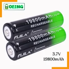 2021 nuevo 1 ~ 10 Uds 18650 batería 3,7V 19800 mAh batera recargable de Li-Ion para linterna LED Caliente Nueva de Alta Calidad