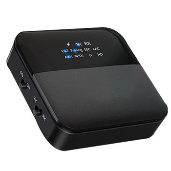 

Bluetooth 5.0 Audio-Transmitter Receiver CSR8675 Wireless aptx Audio-Auto on Adapter for tv car aptX -HD LL Low Latency