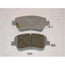 Pa-800af_колодки Дисковые Передние! Nissan Note 1.4/1.6/1.5dci 06 Japanparts Pa800af Japanparts арт. PA800AF