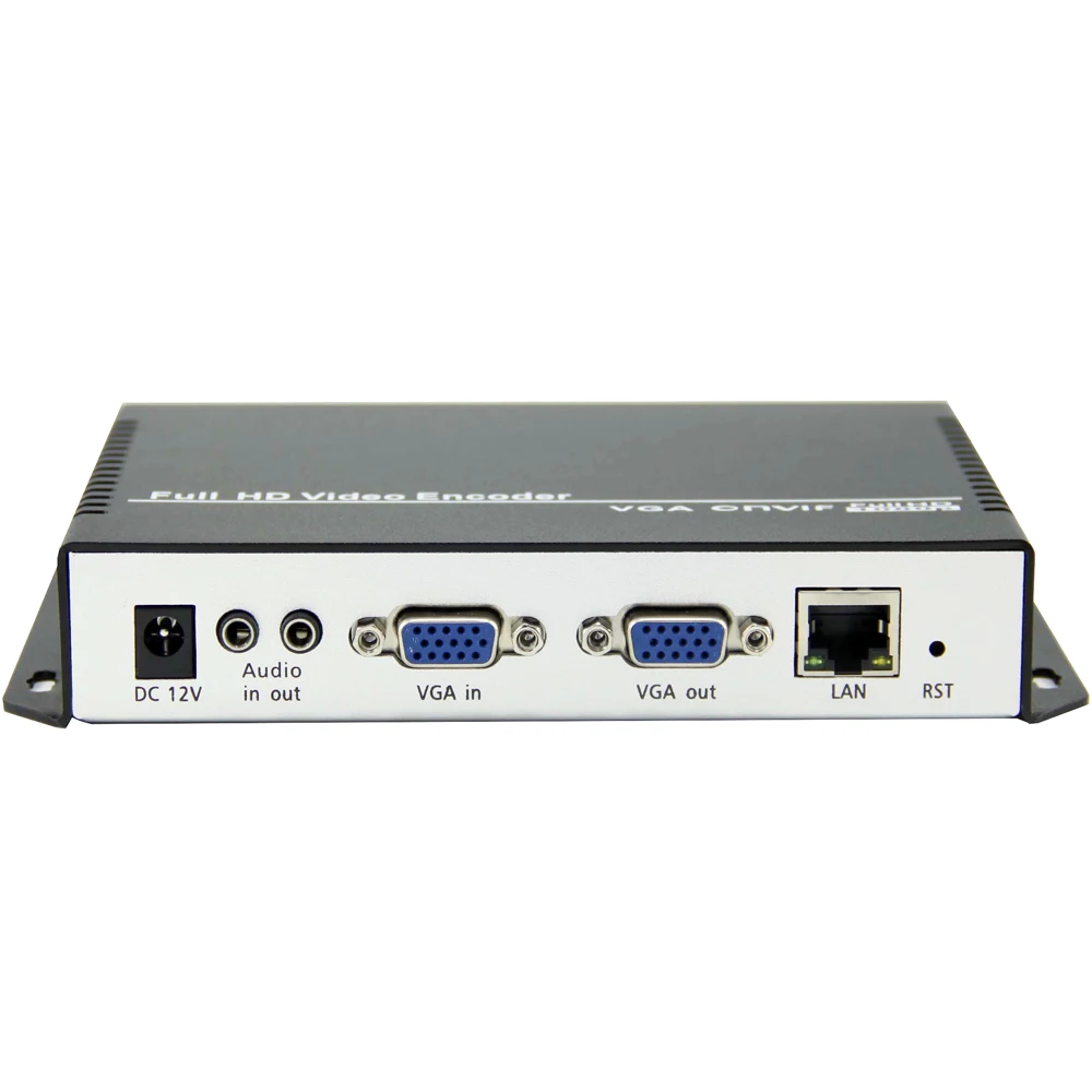 MPEG 4 H.264 /AVC VGA + стерео аудио потоковый IP кодировщик аппаратное обеспечение для