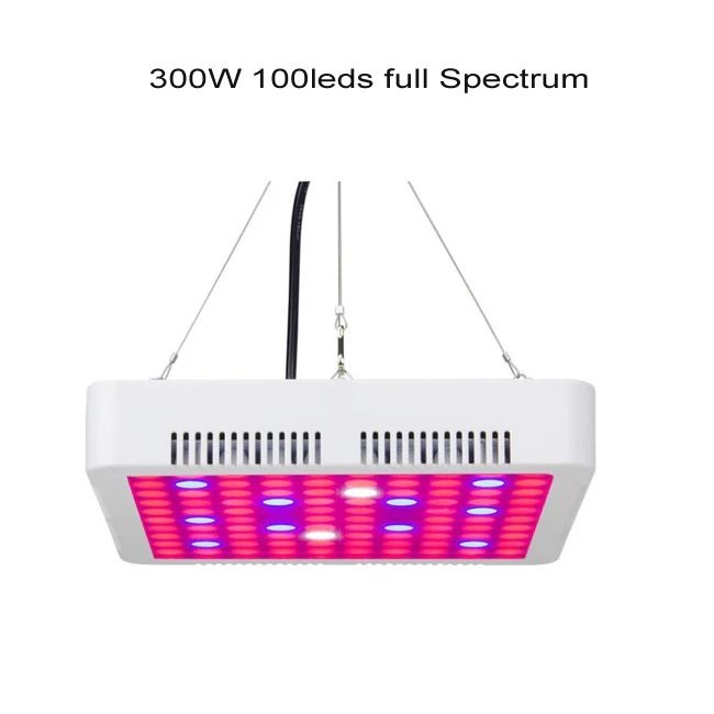 300W full spectrum 300 Вт полноспектральный светодиодный светильник для выращивания растений, лампа для внутреннего рассады, Детская Цветочная фруктовая Veg гидропоника, система для выращивания палаток Fitolampy - Испускаемый цвет: 300W full spectrum