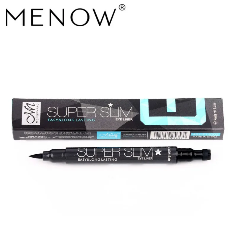 

MENOW E15003 Waterproof Eyeliner Cool Black Eyeliner Pen Is More Waterproof and Not Easy To Smudge Contour Makeup Waterproof