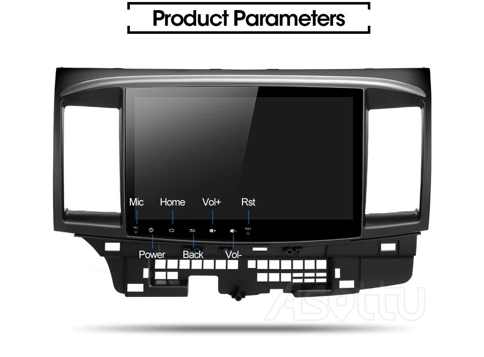 Asottu MI601 Android 9,0 PX6 для Mitsubishi Lancer outlander мультимедийное головное устройство gps Радио автомобильный dvd gps плеер стерео gps