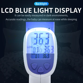 

New infrared electronic thermometer non-contact thermometer recording function for adults and children