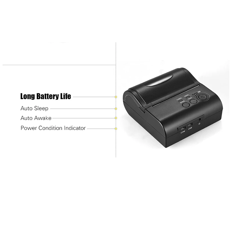 Bluetooth Термальный чековый принтер порт чековый принтер pos-принтер портативный Bluetooth принтер билетный принтер Android IOS Windows