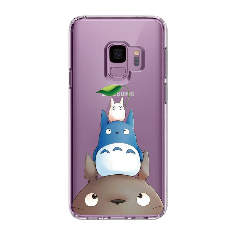 Тоторо Унесенные призраками Ghibli Kaonashi для samsung Galaxy Note 8, 9, 10, A7 A8 S8 S9 S10 Plus мягкий TPU crystal прозрачный защитный чехол - Цвет: 2