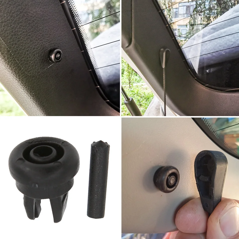 2 Clips De Support Pour Tabletto De Coffre Renault - Compatible Clio, Megane, Scenic, Laguna, Modus | Référence 7705099001