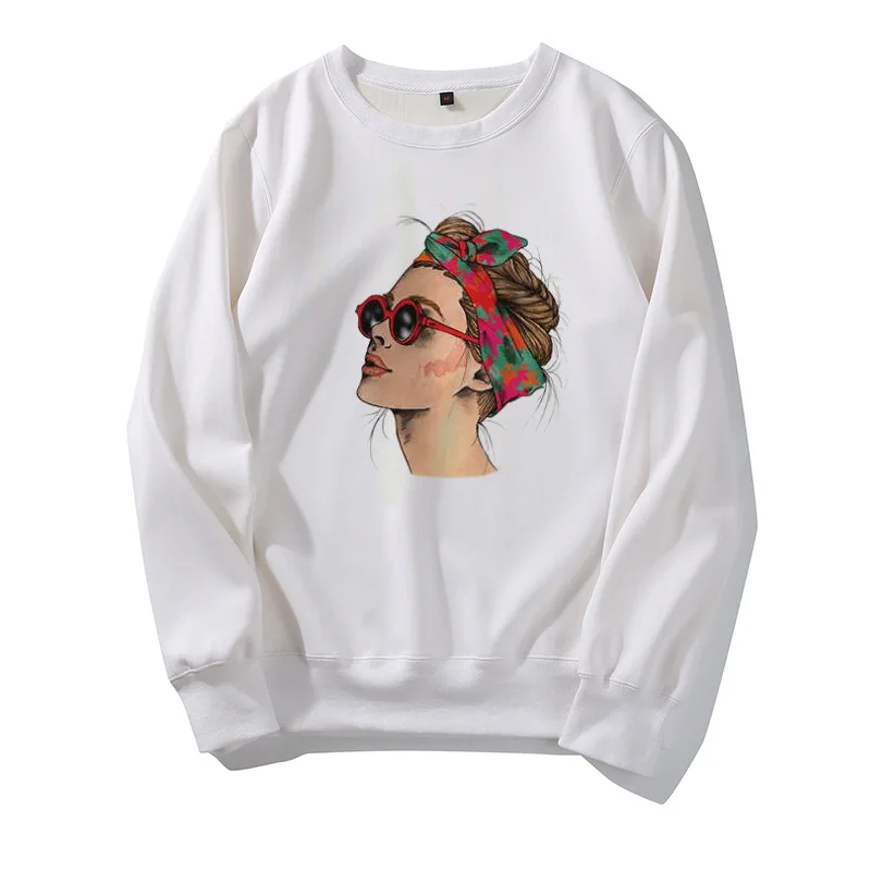 

2019 New Women Printed Harajuku Sweatshirt Long Sleeve O Neck Jumper Pullover Tops Autumn Winter Femme Loose pullover Hoodies