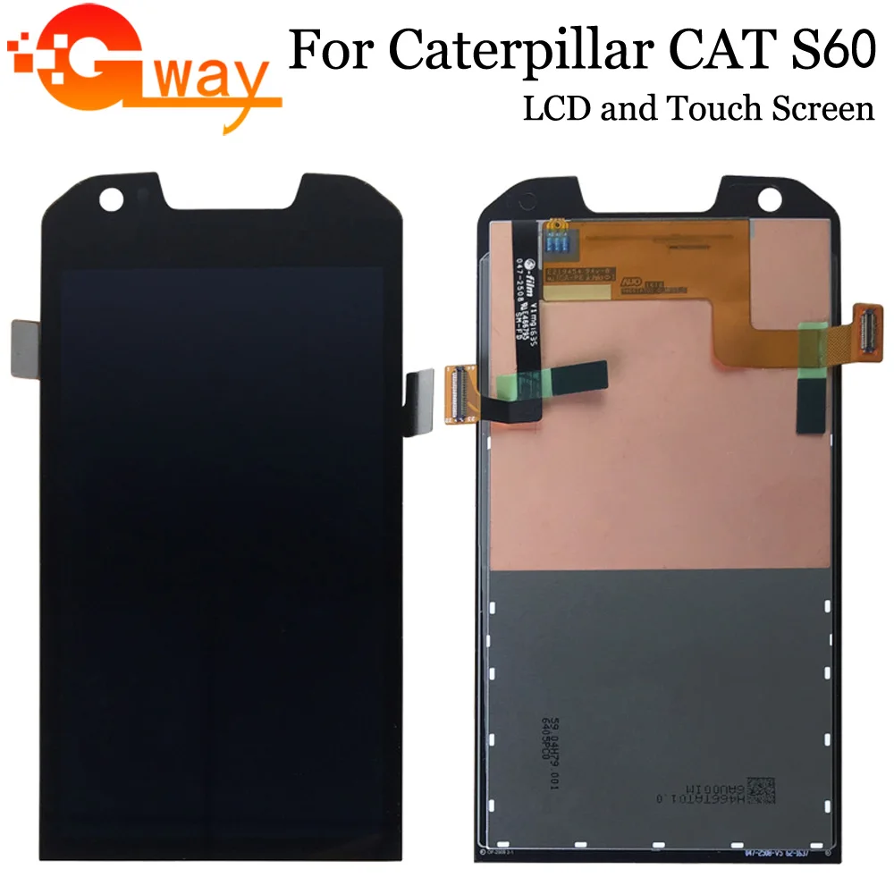 4 7 &quotдля гусеницы CAT S60 ЖК дисплей + кодирующий преобразователь сенсорного экрана