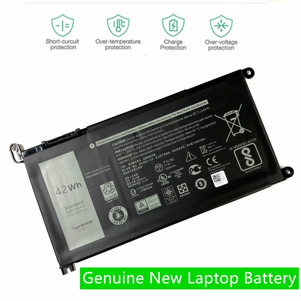 Новый оригинальный аккумулятор 3CRH3 WDX0R для ноутбука dell Inspiron 13 5000 5468 5567 5568 5565 14 7000 7460