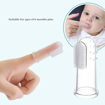

40PCS Silicon Toothbrush Baby Finger Toothbrush Children Teeth Clean Soft Silicone Infant Tooth Brush Rubber Cleaning Baby Brush