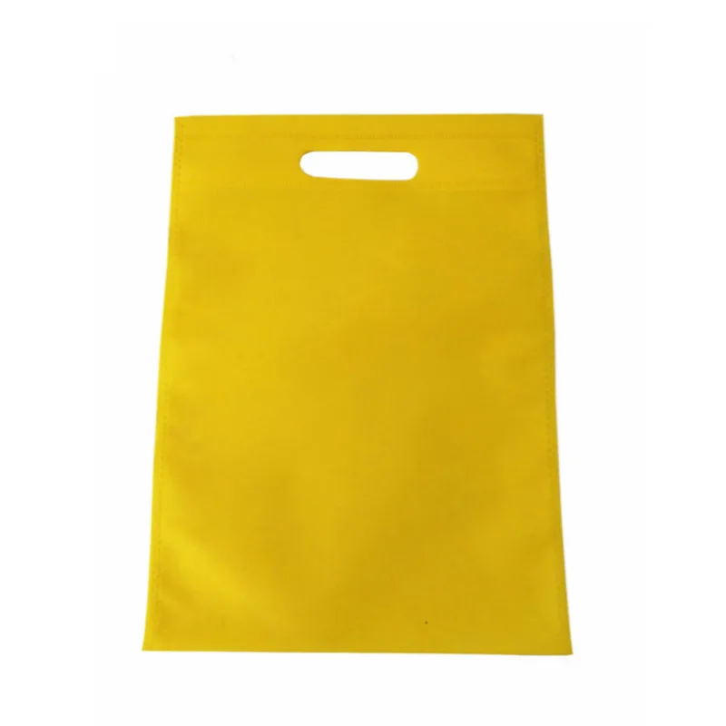 Yellow Vogvigo Environmental Storage Bag Handbag Foldable Shopping Bags Reusable Folding Grocery Nylon Tote Bag Solid Color - Цвет: Yellow
