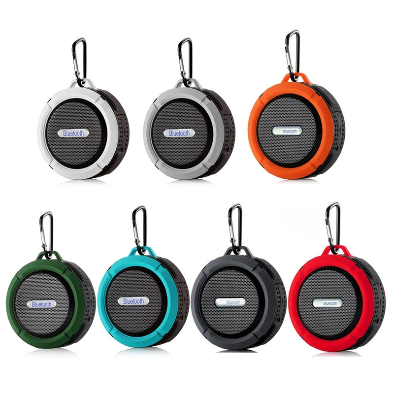 Водонепроницаемый Bluetooth 5 0 динамик C6 с большим диском стерео объемный внешний