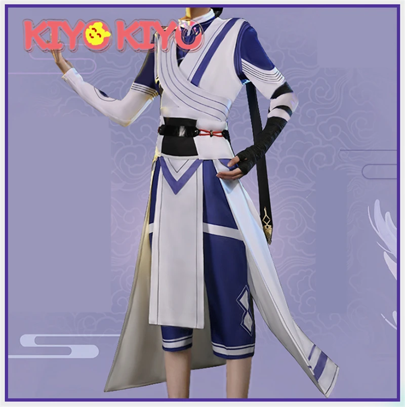 

KIYO-KIYO Honkai Impact 3 Cosplay Cerulean Courl Fu Hua Dress Cosplay Costume Halloween Costume