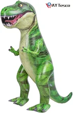 T rex – dinosaure gonflable de 30 pouces, jouet de tyrannosaure Rex gonflable pour décorations de fête à la piscine, fête d'anniversaire de dinosaure 