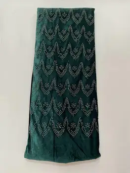 

African Velvet Lace Fabric stones 2020 High Quality Lace African Lace Fabric French Lace Fabric Nigerian Lace Fabric 5 Yards