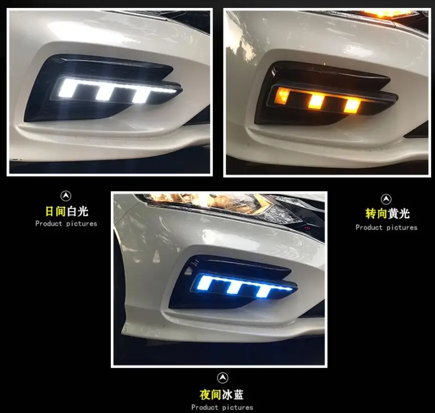 Год автомобильный бампер для Honda Jade Дневной светильник автомобильные аксессуары светодиодный DRL головной светильник для Honda Jade противотуманный светильник
