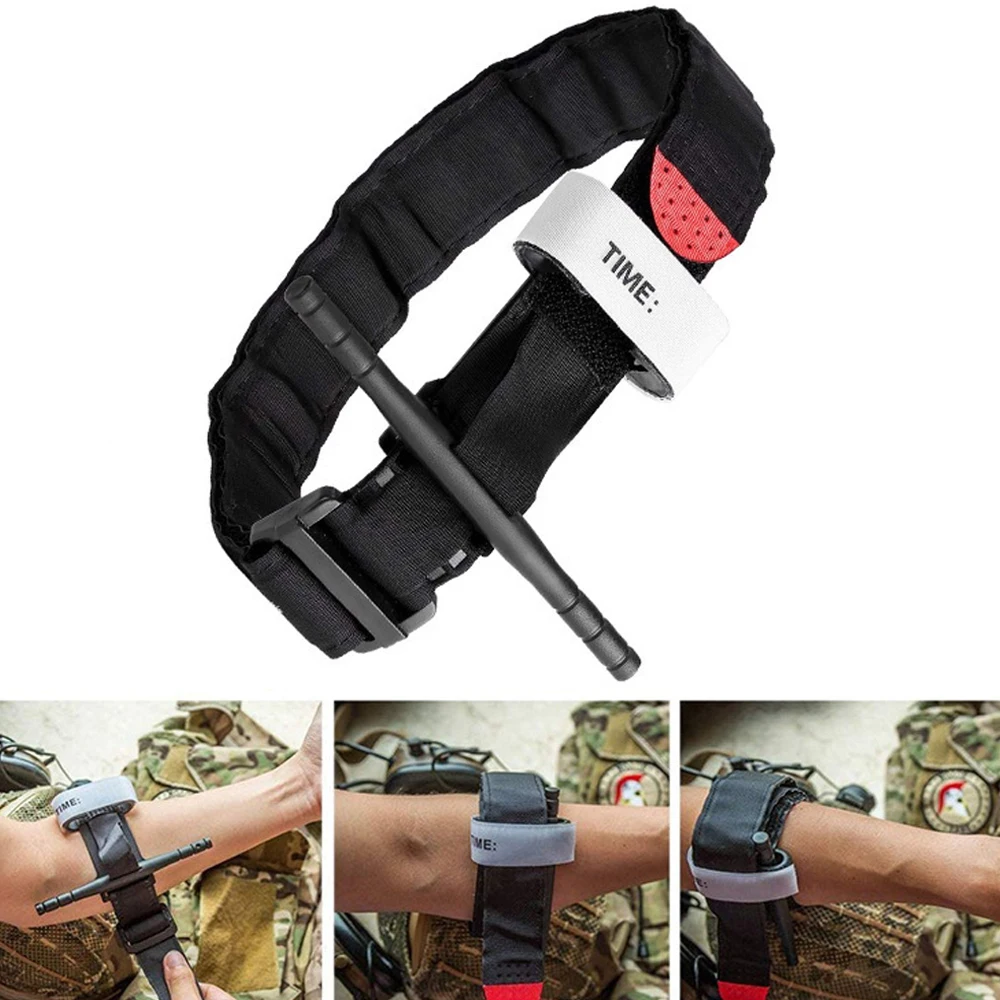Emergency Rescue Tourniquet Nylon Spinning One-Handed Operation Tactical Emergency Buckle Outdoor First Aid Bandage 1