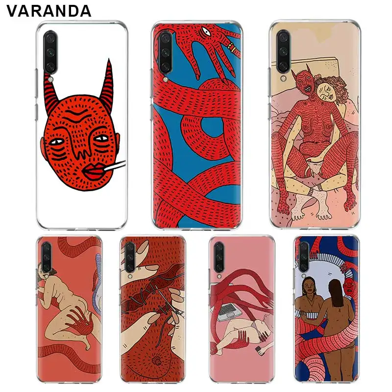 

polly nor painting art Soft Case for Xiaomi Mi A3 Lite 9T CC9 CC9E Pocophone F1 Redmi K20 Pro 7 7A Note 7 Silicone Capa