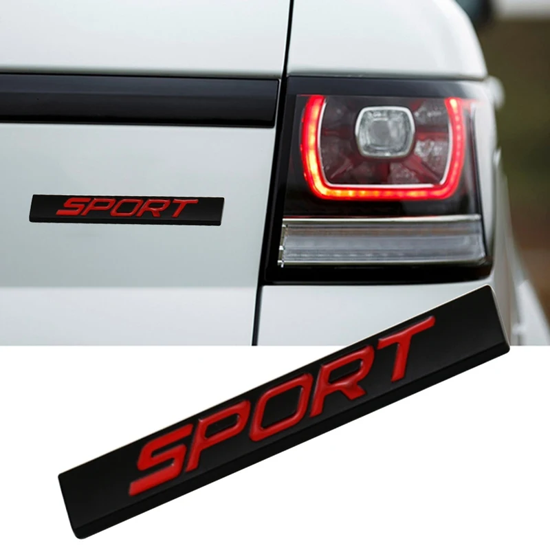 

For Car Refitting 3D Sticker SPORT Style Logo Emblem Car Body Door Chrome Badge Decal For Honda BMW Toyota Auto Exterior Parts