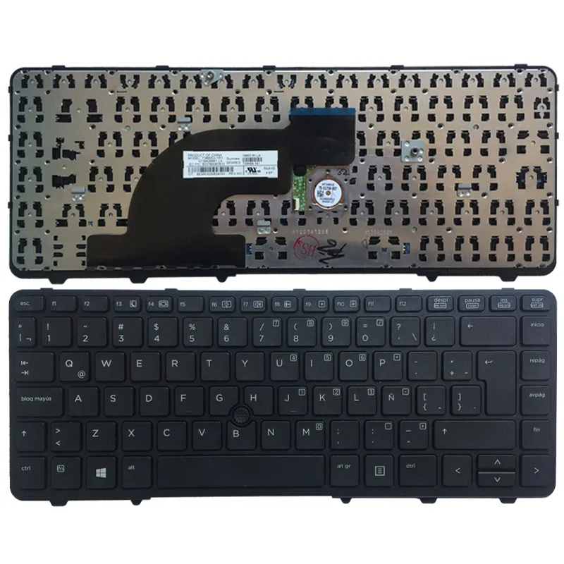 Новая Латиноамериканская Клавиатура для ноутбука HP PROBOOK 640 G1 645 черная с мышью |