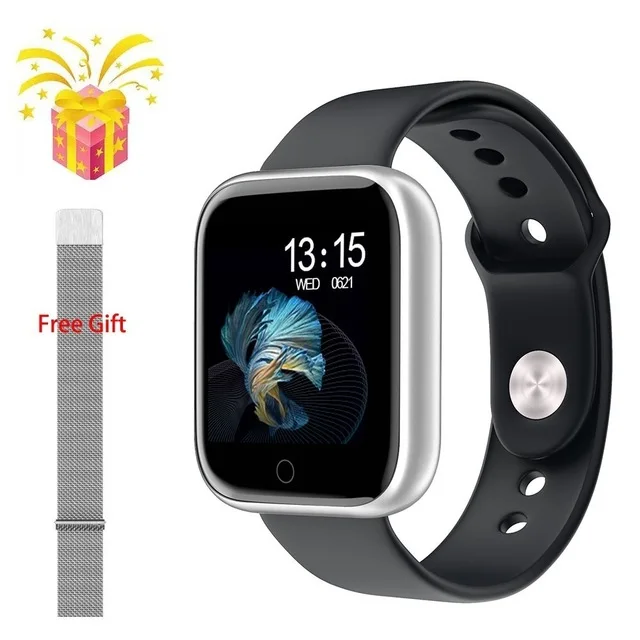 Женские водонепроницаемые Смарт-часы P70 P68 Plus Bluetooth Smartwatch для Apple IPhone Xiaomi монитор сердечного ритма фитнес-трекер - Цвет: add Steel Silver