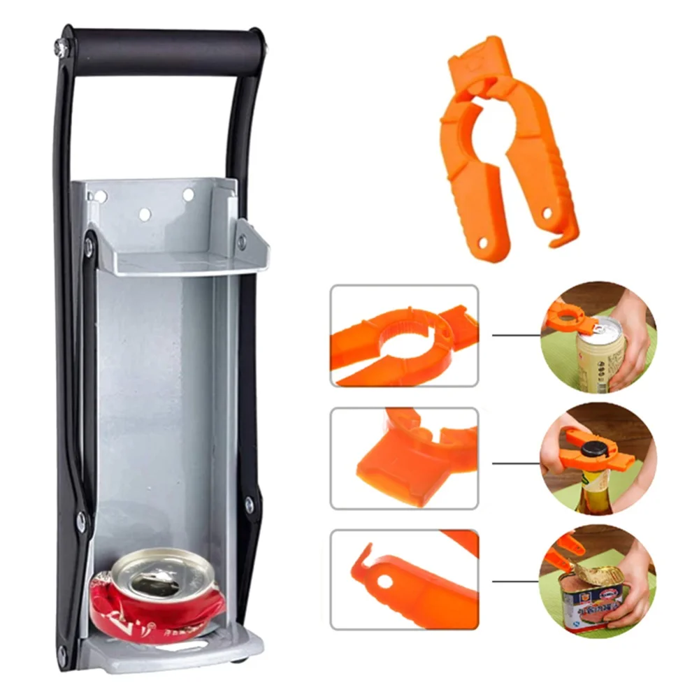 Can Press Coke Compressed Bottle Opener Cans Beer Multi-function Tool Outdoor |