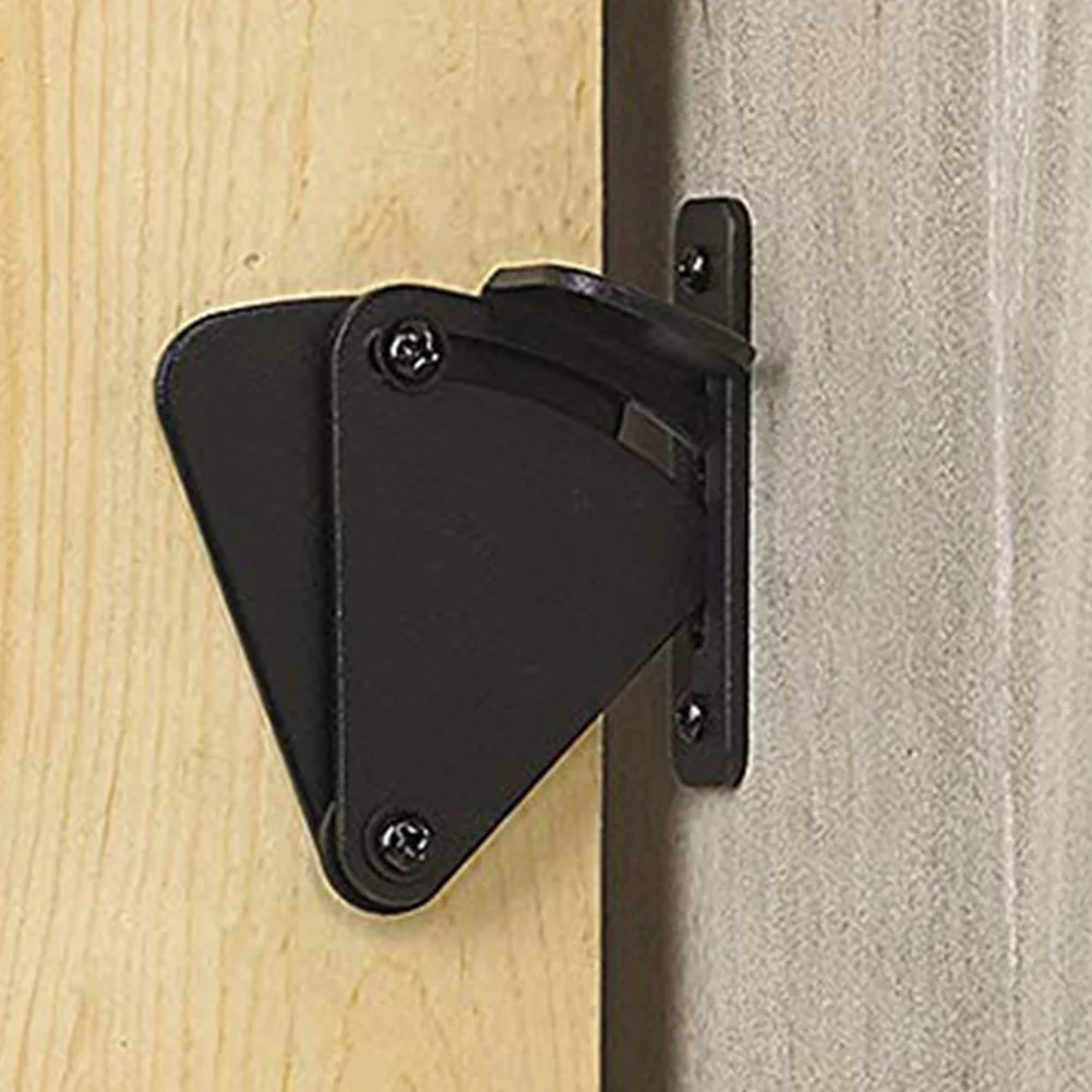 Rustproof Barn Door Lock Privacy Steel Latch Wood Gates Sliding Cabinet Closet Easy Install Anti Theft Furniture Hardware Shed