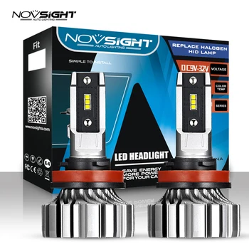 

2PCS H11 Super Bright Car Led Headlight Led Bulb CSP 8000LM 6500K Car Headlight Bulb 50W Min size D40