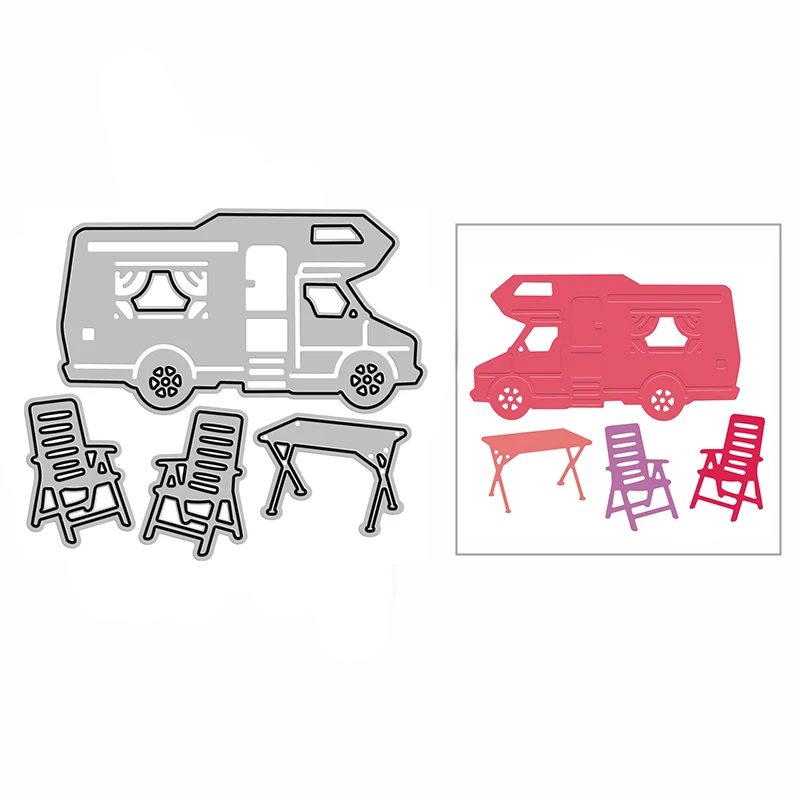 1pc Tables De Camping-car En Métal Découpes Matrices Pour DIY