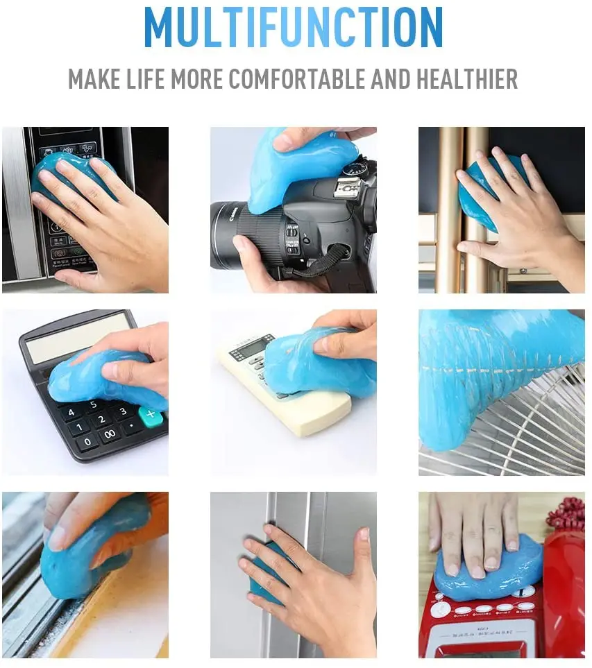 200G Magic Dust Cleaner Cleaning Gel Household Car Auto Laptop Keyboard Dust Cleaning Removal Cleaner Tool cleaning gel car cleaning tool cleaning magic mud car detailing cleaner car cleaning gel