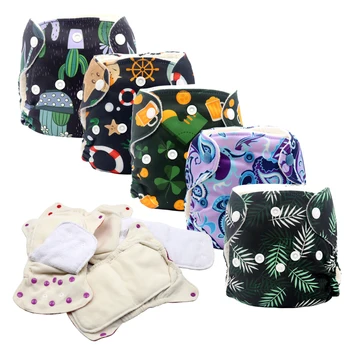

MABOJ Newborn AIO Diapers Cloth Diapers Baby Washable All In One Diaper Reusable Nappies Pul Newborn Nappy Wholesale Dropship