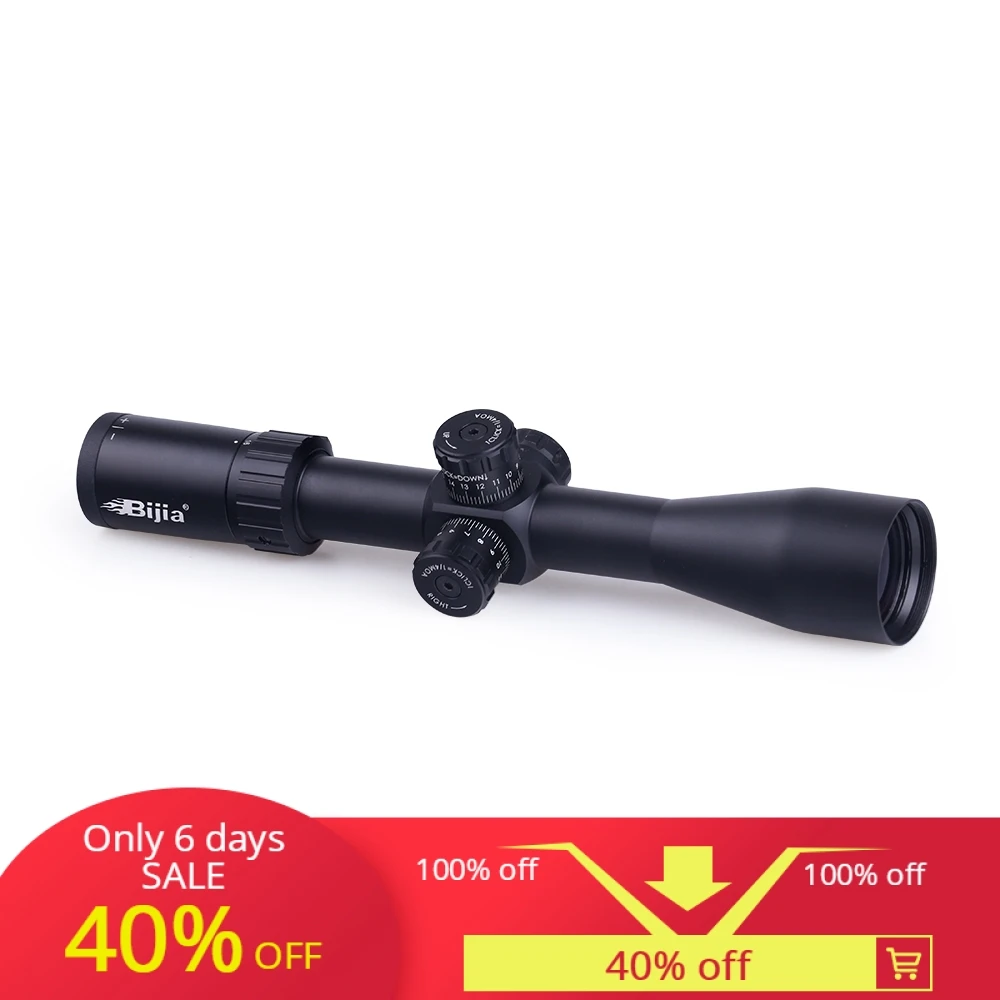 

BIJIA model 4-16x44 Professional red dot Shockproof 30mm Tube Hunting Rifle Scope Optics rifle scope gun optic hi tech discove