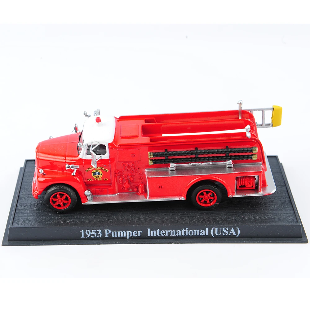 

Atlas 1:43 Scale 1953 Pumper International（USA）Diecast United States Fire Engine Truck Apparatus Model Collection Cars Toys