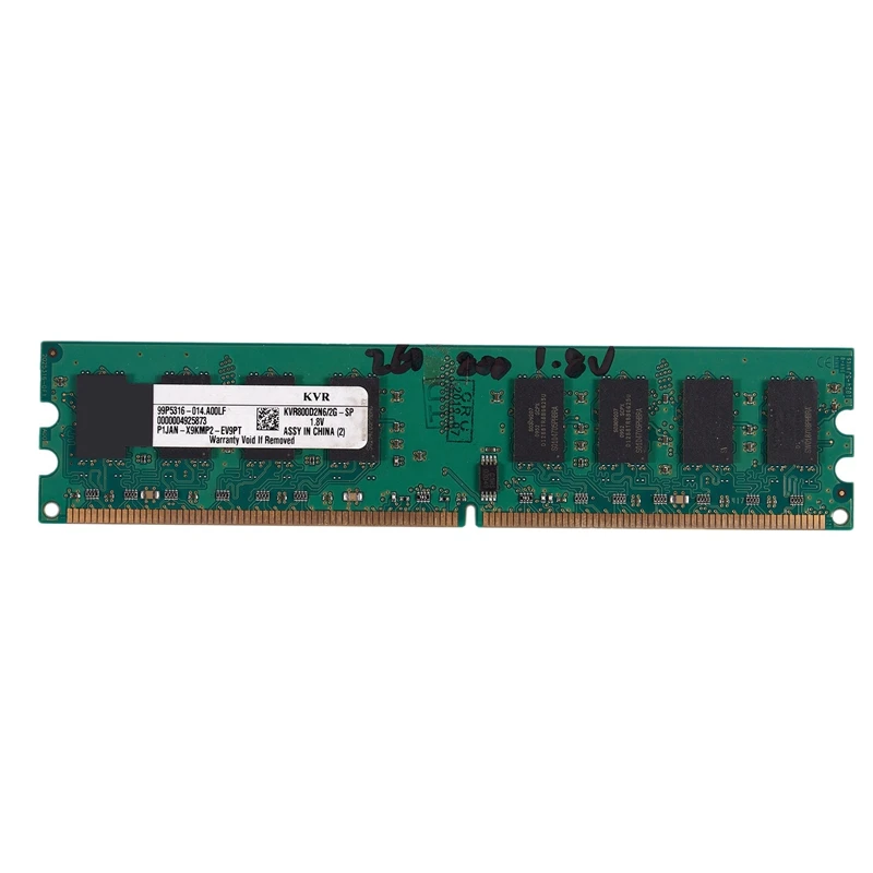 2 Гб DDR2 PC2-6400 800 МГц 240Pin 1,8 V для рабочего стола dimm память ram для Intel для AMD