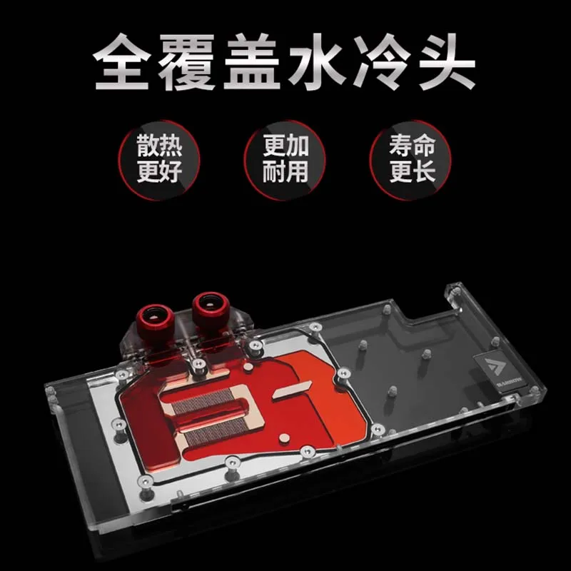 Reviews  Barrow GPU Water Block for AMD 5700XT Founder Edition Full Cover Graphics Card 5V water cooler