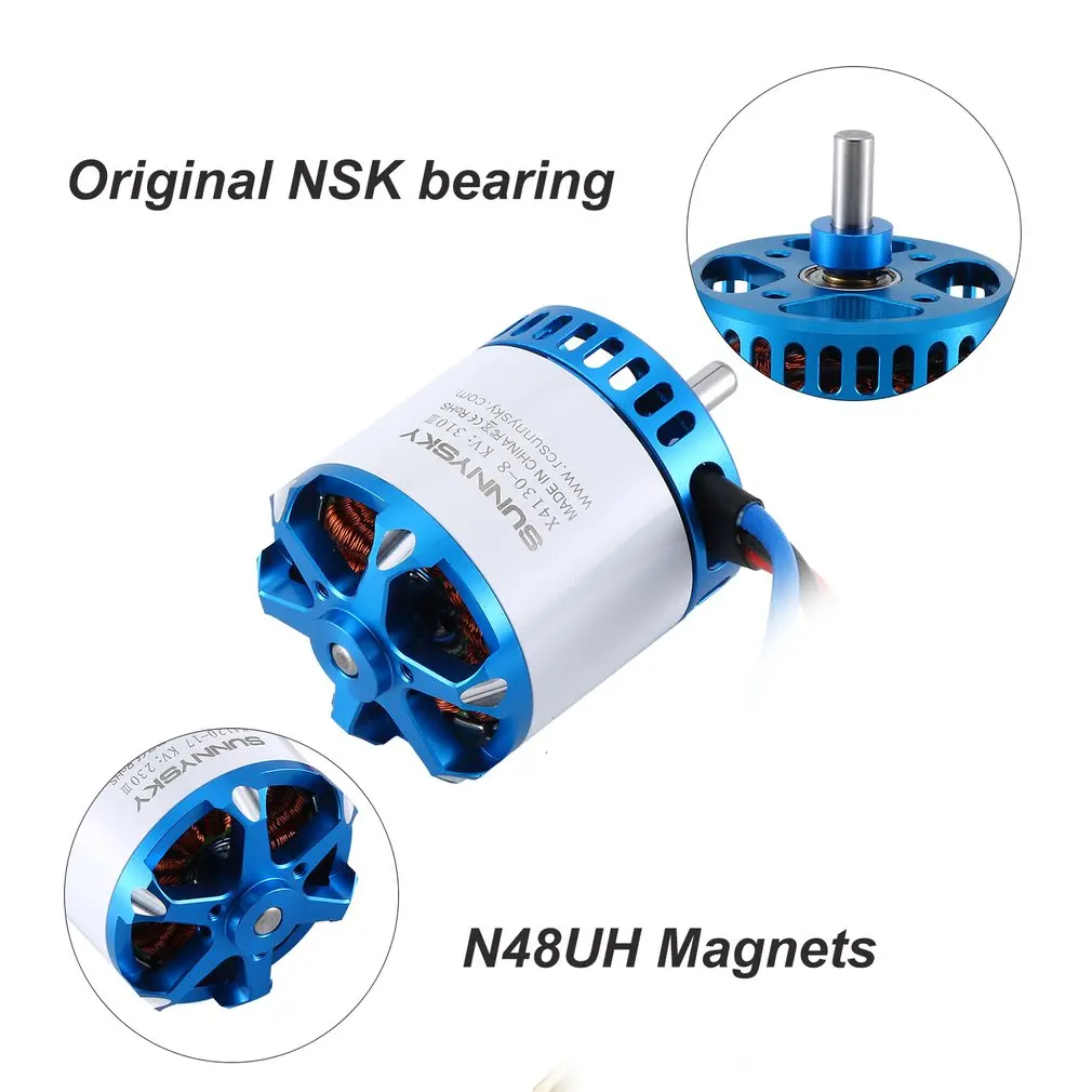 SUNNYSKY X4130 380KV/520KV бесщеточный двигатель для неподвижного крыла 3D RC Дрон Вертолет Самолет Запчасти Аксессуары