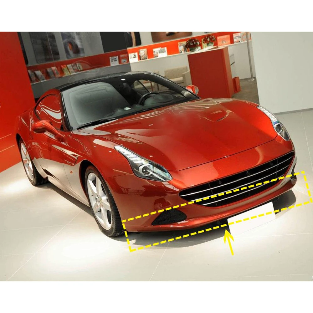 Для California T Автомобильный передний бампер для губ разветвители для Ferrari califoria T- углеродного волокна автомобильный спойлер